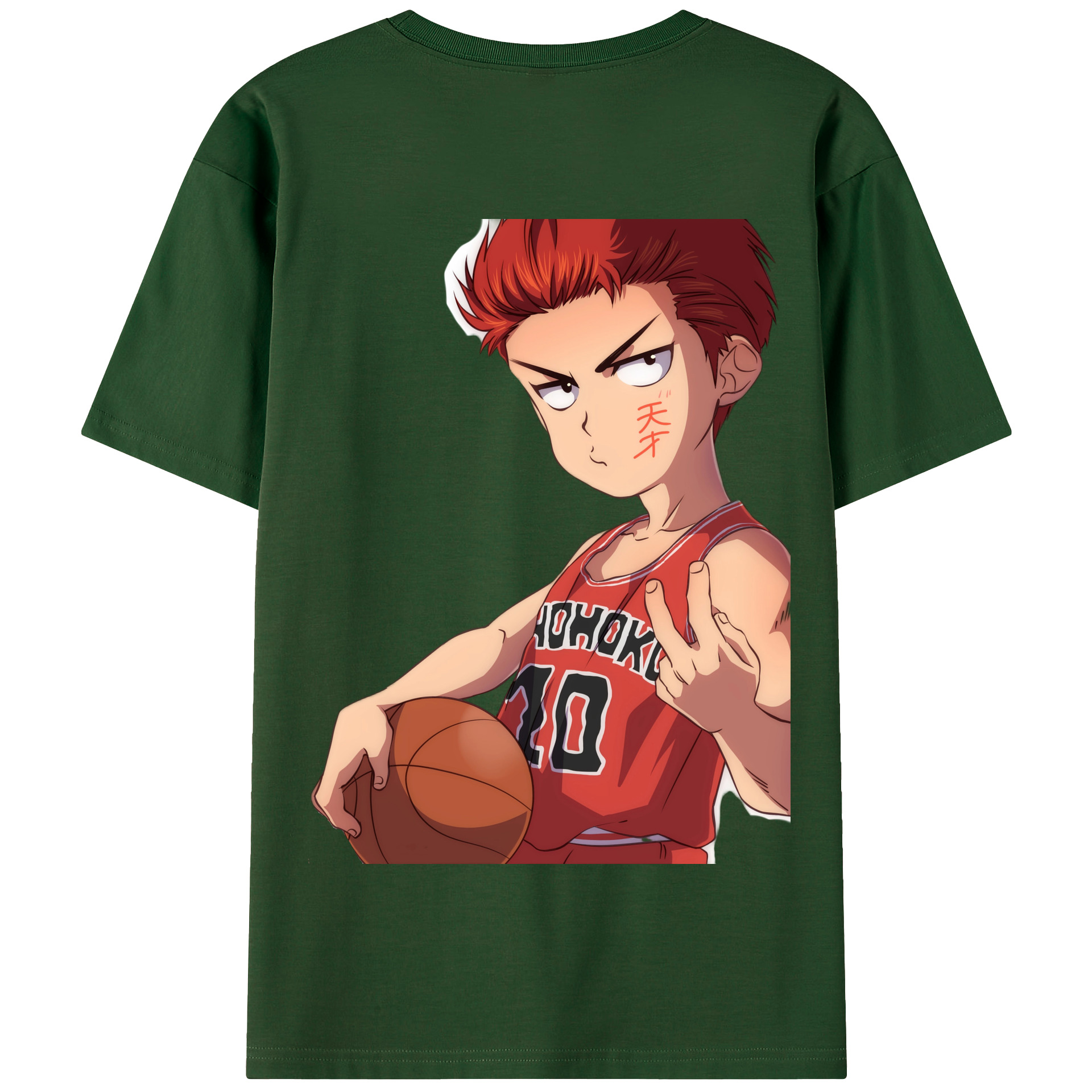 SLAM DUNK／スラムダンク 綿100％半袖Tシャツ（背面プリント）